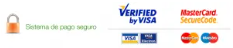 Sistema de pago seguro con Verified by Visa y Mastercard SecureCode